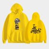 MF DOOM Hoodie Yellow Graffiti And Character Art