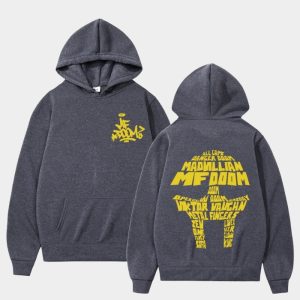MF DOOM Hoodie Aliases Mask Graffiti Purple