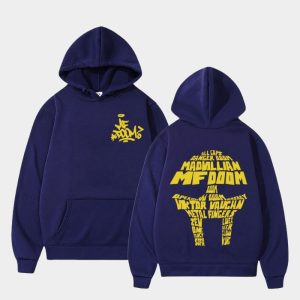 MF DOOM Hoodie Aliases Mask Graffiti Purple