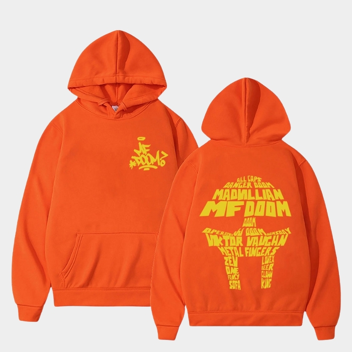 MF DOOM Hoodie Aliases Mask Graffiti Purple