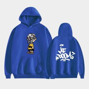 Yellow MF DOOM Hoodie Character Graffiti Double Sided