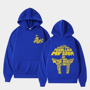 MF DOOM Hoodie Aliases Mask Graffiti Red