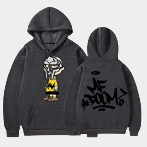 Red MF DOOM Hoodie Character Graffiti Double Sided