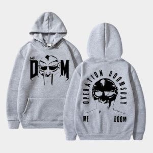 MF DOOM Black Hoodie – Operation Doomsday Double Print Hip Hop Streetwear