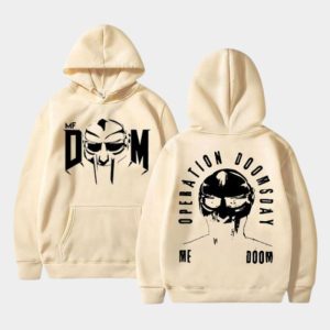 MF DOOM Black Hoodie – Operation Doomsday Double Print Hip Hop Streetwear
