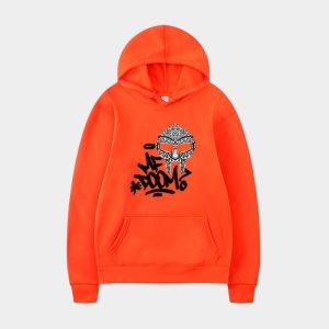 Light Purple Graffiti Logo & Mask MF DOOM Hoodie