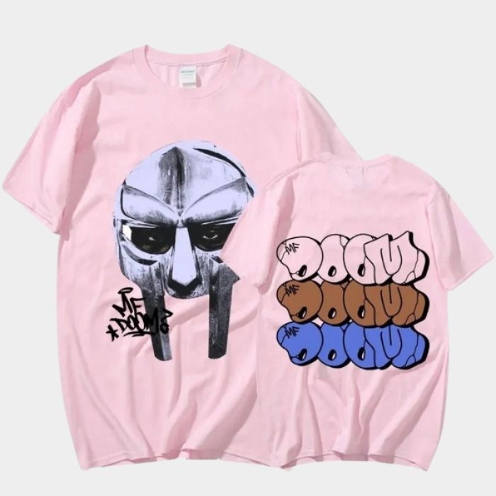 MF DOOM T Shirt Madvillain Madlib Graphic Grey