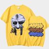 MF DOOM Yellow T Shirt Madlib Madvillain Graphic Tee