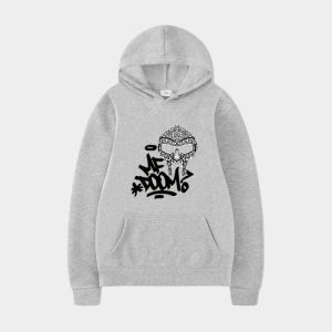 MF DOOM Hoodie Royal Blue Graffiti Logo & Mask