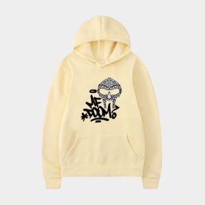 MF DOOM Hoodie Sky Blue Graffiti Logo & Mask