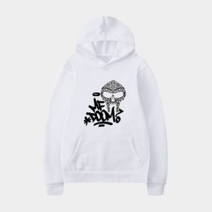 MF DOOM Hoodie Sky Blue Graffiti Logo & Mask