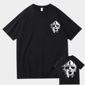 MF DOOM T Shirt Black Cotton – Premium Printed Graphic Streetwear Tee