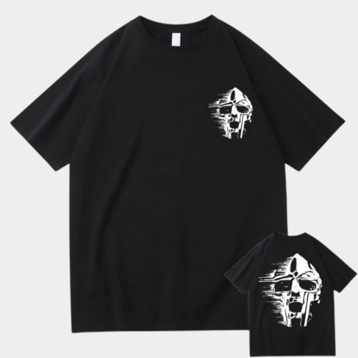 MF DOOM T Shirt Black Cotton – Premium Printed Graphic Streetwear Tee