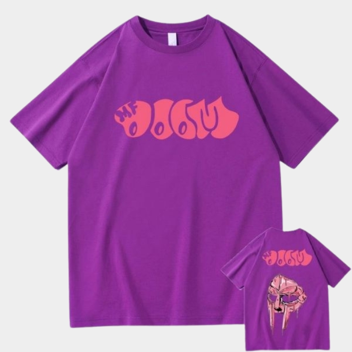 Madrigal Madvillain Men’s Double Sided Graphic MF Doom T Shirt