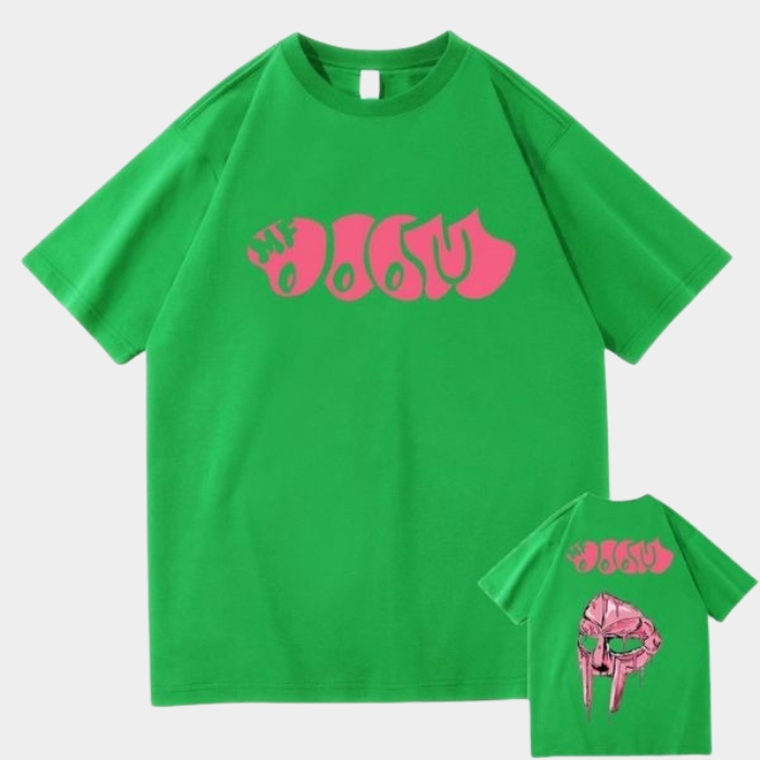 Madrigal Madvillain Men’s Double Sided Graphic MF Doom T Shirt
