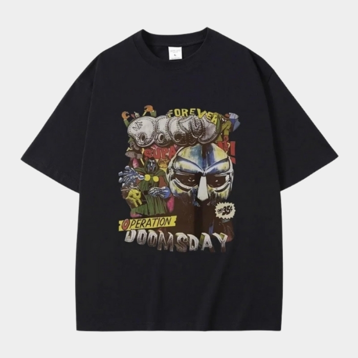 Rapper MF Doom T Shirt Printed Graphic Cotton