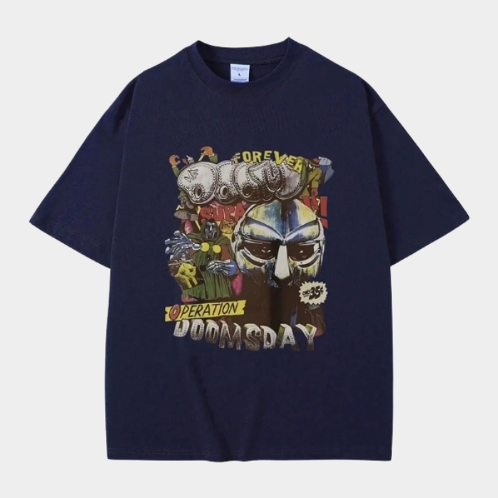 Rapper MF Doom T Shirt Printed Graphic Cotton