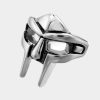 Silver MF DOOM Ring Villain Mask Metal Face