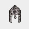 Viking Warrior Helmet MF DOOM Ring with Engraved Tribal Patterns