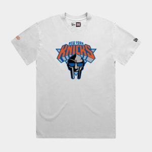 MF DOOM New Era Knicks shirt white Doomsday 2025 premium streetwear tee
