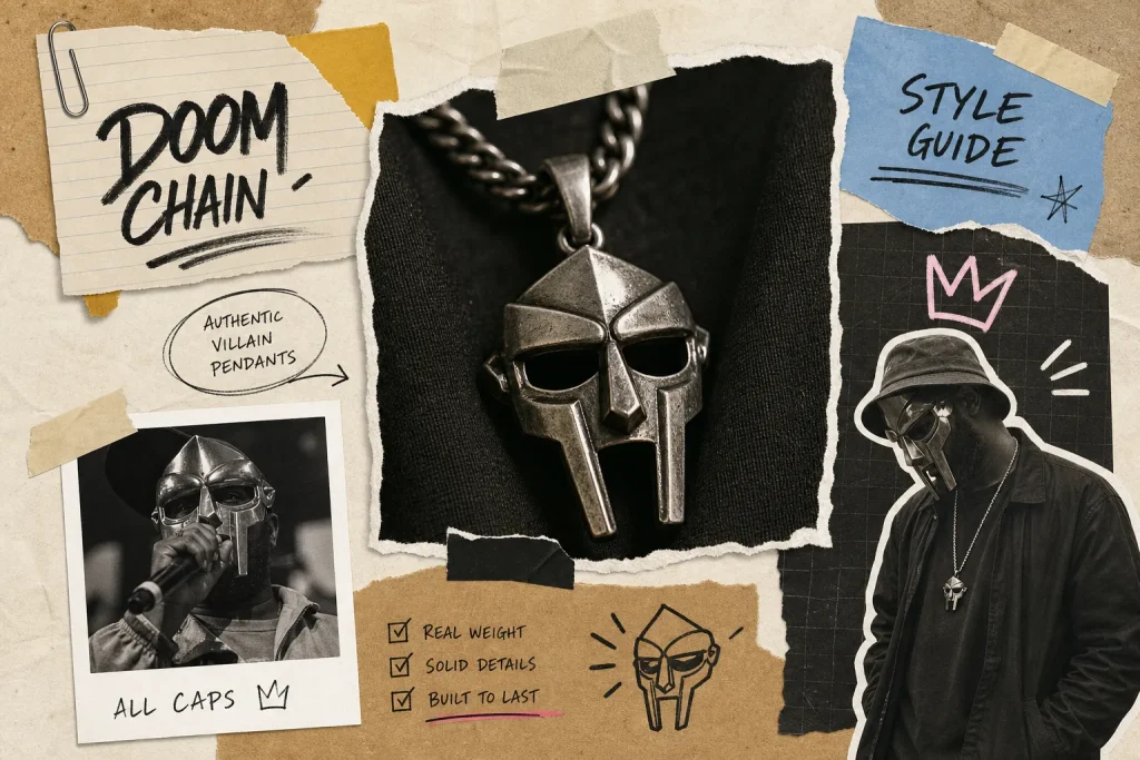 MF DOOM chain: authentic villain pendants and style guide