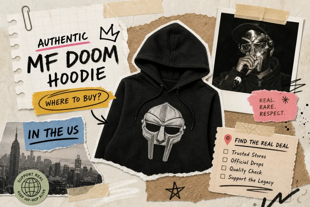 Where to Buy an Authentic MF DOOM Hoodie in the US