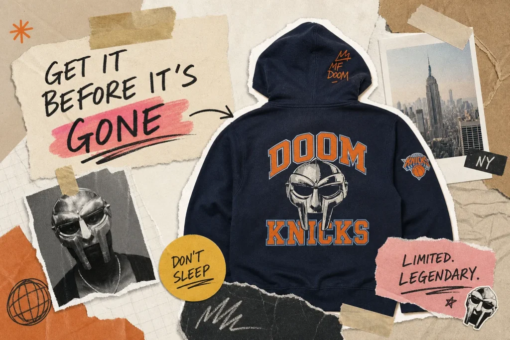 Where to Get the MF DOOM Knicks Hoodie Before It's Gone