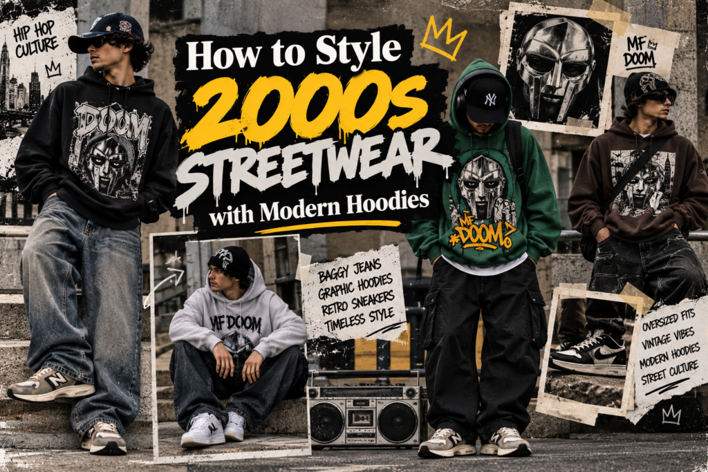 2000s Streetwear with Modern Hoodies